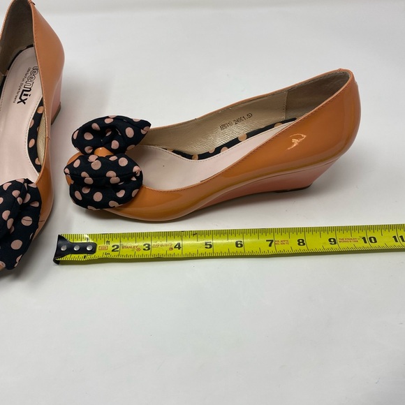 Women's‎ Teemix Fashionable Closed Toe Leather Slip On Cute Bow Shoes Size 7.5 - Picture 7 of 10